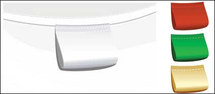 Clothing label vector material