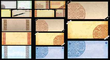 Fine texture of the paper