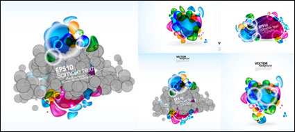 Brilliant color elements - Vector