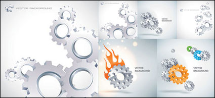 Delicate gear - Vector