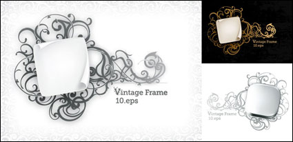 Roll angle and elegant pattern - Vector